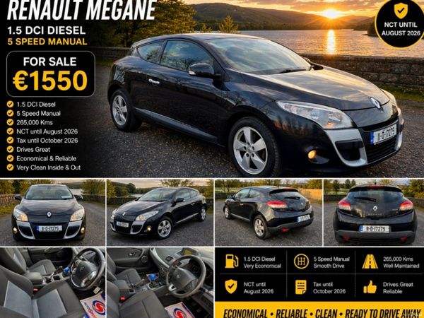 Renault Megane Coupe, Diesel, 2011, Grey