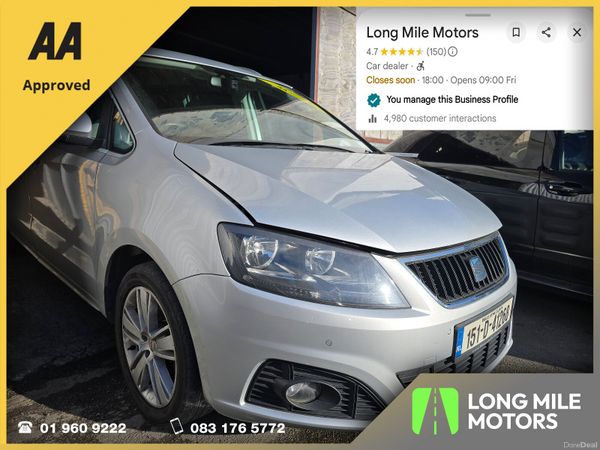 SEAT Alhambra MPV, Diesel, 2015, Silver