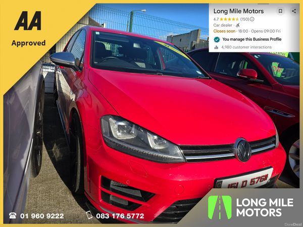 Volkswagen Golf Hatchback, Petrol, 2015, Red
