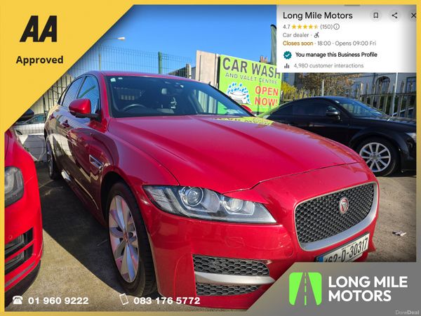 Jaguar XF Saloon, Diesel, 2016, Red