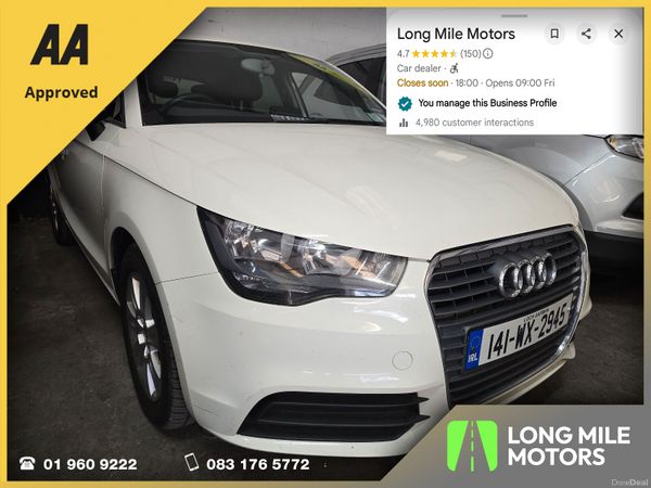 Audi A1 Hatchback, Diesel, 2014, White