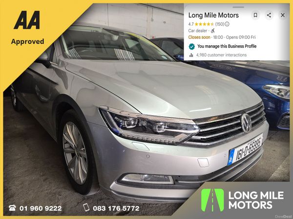 Volkswagen Passat Estate, Petrol, 2016, Silver