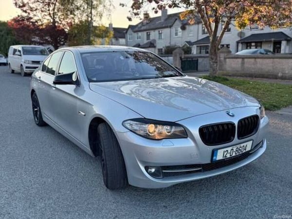 BMW 5-Series Saloon, Diesel, 2012, Silver
