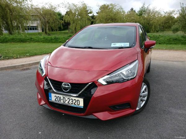 Nissan Micra Hatchback, Petrol, 2020, Red
