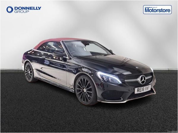 Mercedes-Benz C-Class Convertible, Petrol, 2018, Black