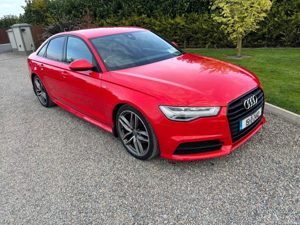 Audi A6 Saloon, Diesel, 2015, Red