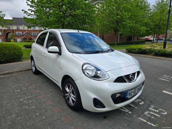 Nissan March Hatchback, Petrol, 2016, White