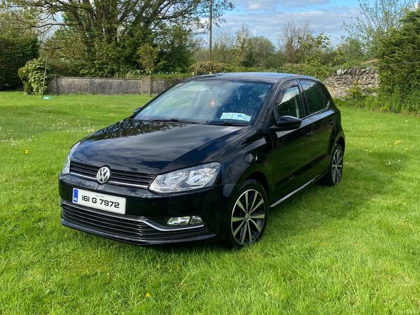 Volkswagen Polo Hatchback, Diesel, 2016, Black
