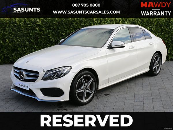 Mercedes-Benz C-Class Saloon, Diesel, 2018, White