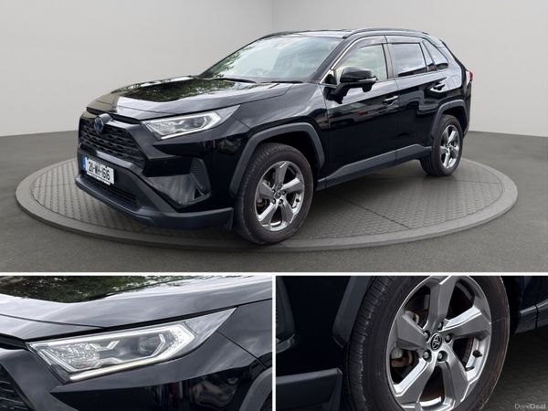 Toyota RAV4 SUV, Petrol Hybrid, 2021, Black