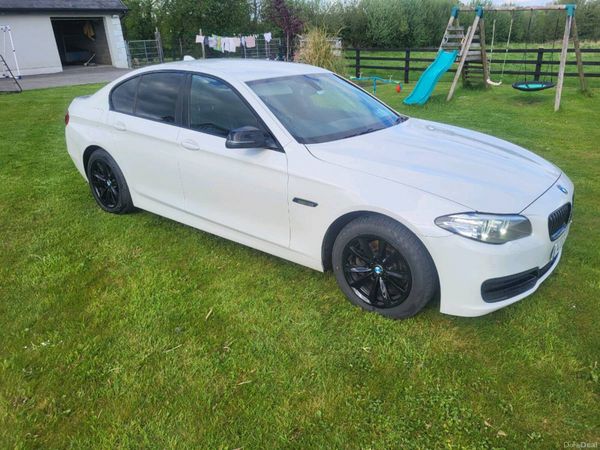 BMW 5-Series Saloon, Diesel, 2014, White