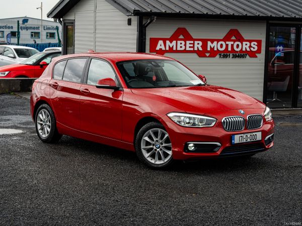 BMW 1-Series Hatchback, Diesel, 2017, Red