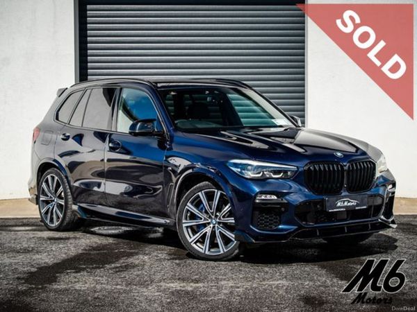 BMW X5 Estate, Petrol Plug-in Hybrid, 2020, Blue