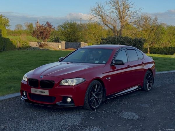 BMW 5-Series Saloon, Diesel, 2014, Red