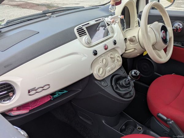 Fiat 500 Hatchback, Petrol, 2011, White