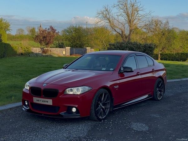 BMW 5-Series Saloon, Diesel, 2014, Red