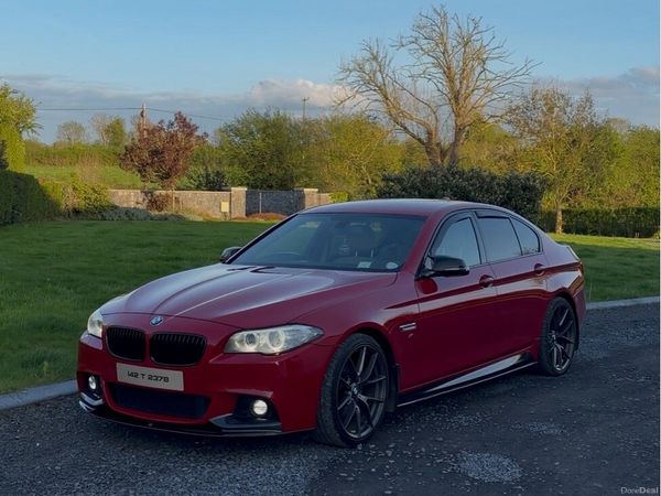 BMW 5-Series Saloon, Diesel, 2014, Red
