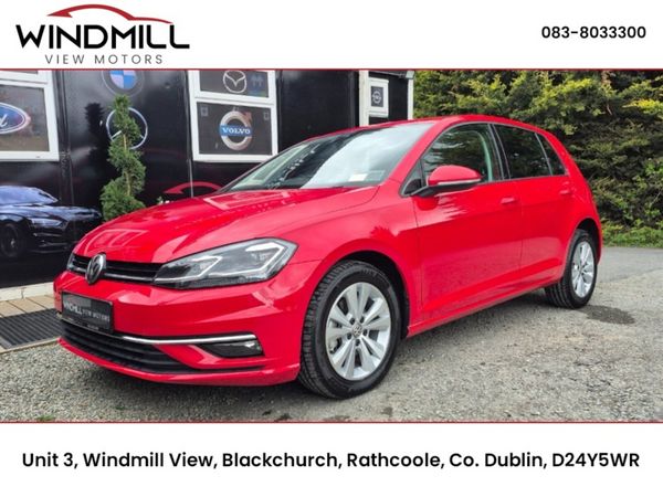 Volkswagen Golf Hatchback, Petrol, 2017, Red
