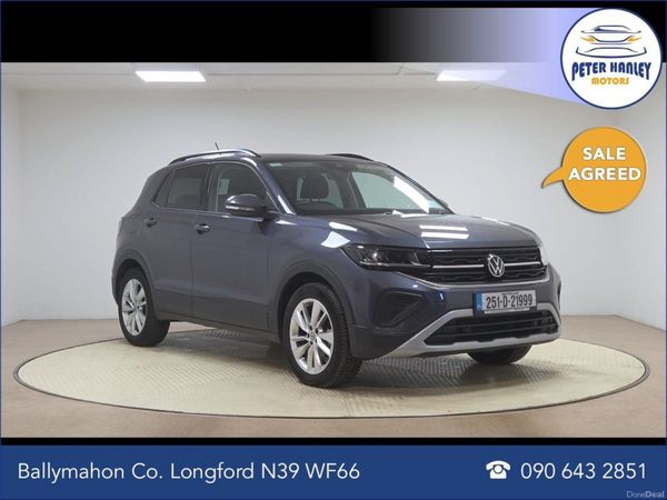 Volkswagen T-Cross Estate, Petrol, 2025, Grey