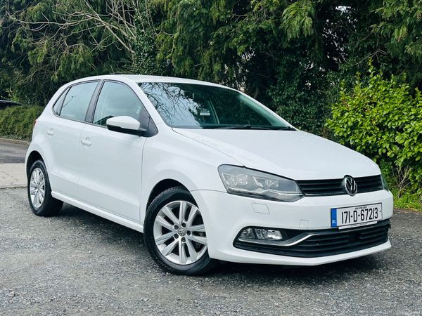 Volkswagen Polo Hatchback, Petrol, 2017, White
