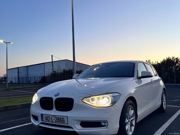 BMW 1-Series Hatchback, Petrol, 2014, White