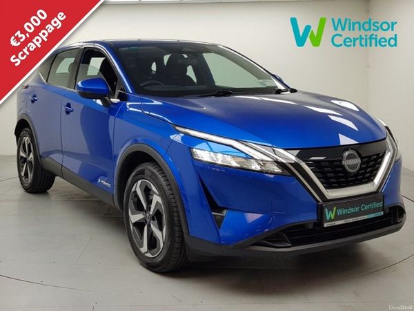 Nissan Qashqai MPV, Petrol Hybrid, 2023, Blue