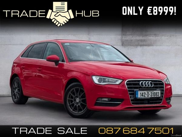 Audi A3 Hatchback, Petrol, 2014, Red