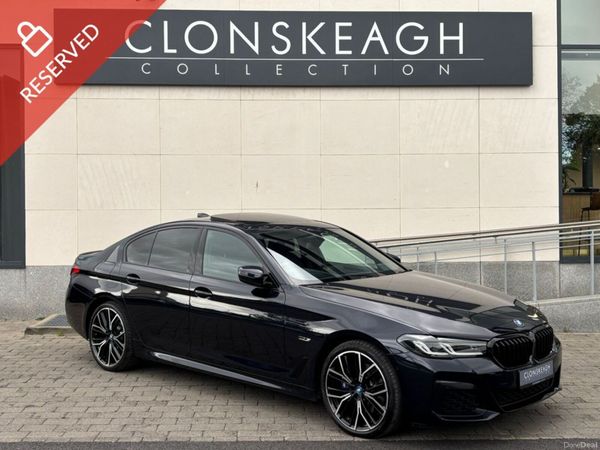BMW 5-Series Saloon, Petrol Plug-in Hybrid, 2022, Black