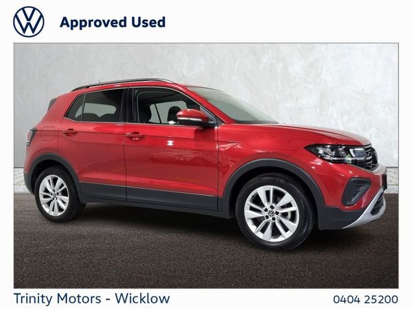 Volkswagen T-Cross SUV, Petrol, 2025, Red