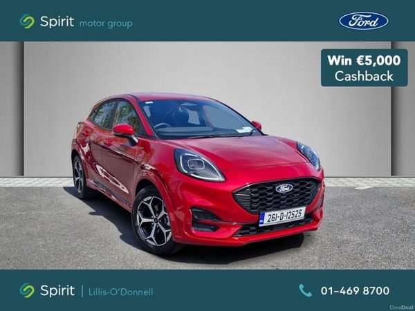 Ford Puma MPV, Petrol, 2026, Red
