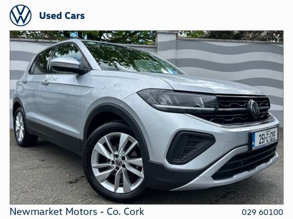 Volkswagen T-Cross SUV, Petrol, 2025, Silver