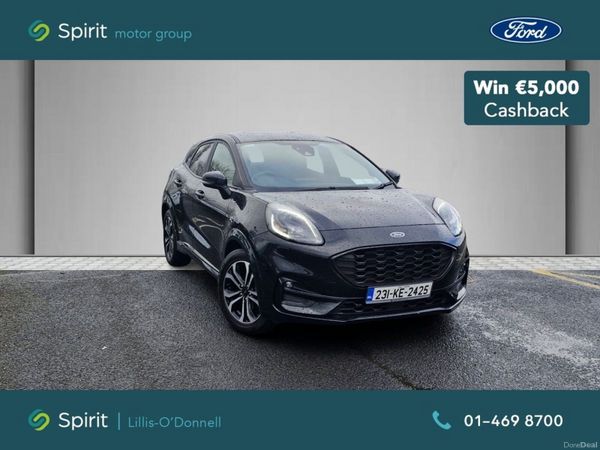 Ford Puma MPV, Petrol Hybrid, 2023, Black