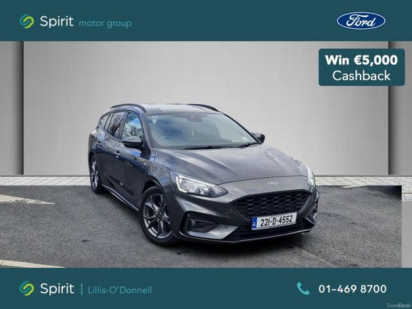 Ford Focus Estate, Petrol Hybrid, 2022, Grey