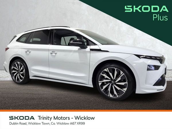 Skoda Enyaq SUV, Electric, 2025, White
