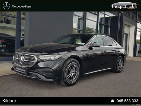 Mercedes-Benz E-Class Saloon, Diesel Plug-in Hybrid, 2024, Black