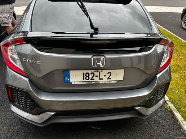 Honda Civic Hatchback, Petrol, 2018, Grey