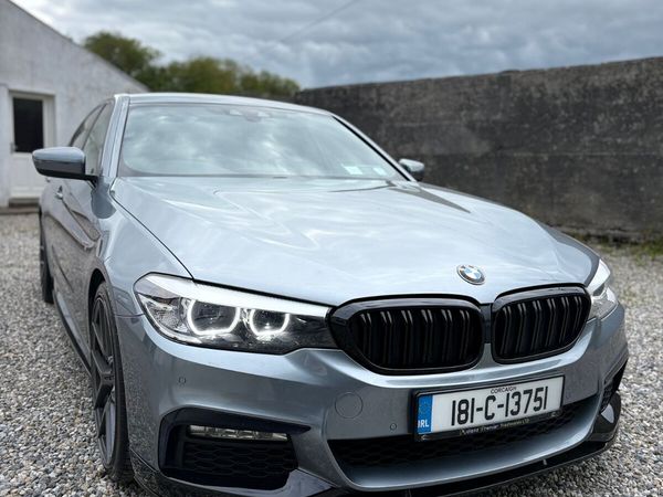BMW 5-Series Saloon, Diesel, 2018, Blue