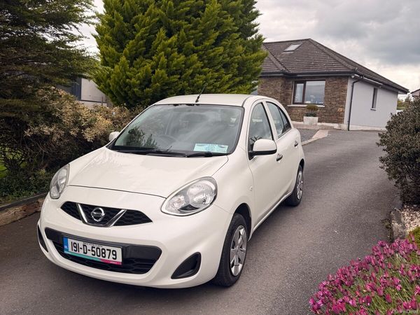 Nissan March Hatchback, Petrol, 2019, White