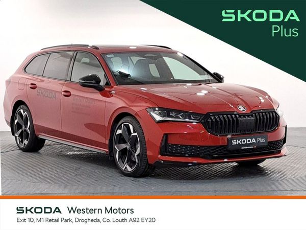 Skoda Superb Estate, Diesel, 2026, Red