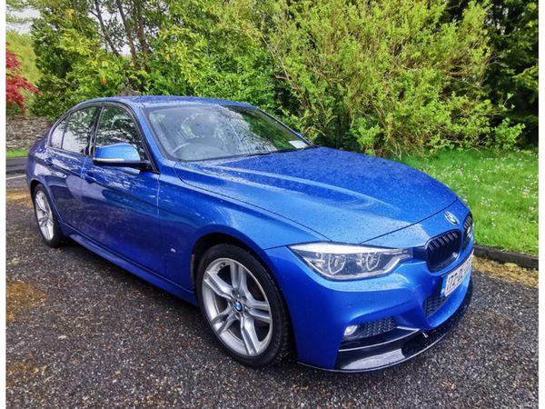 BMW 3-Series Saloon, Petrol Plug-in Hybrid, 2017, Blue