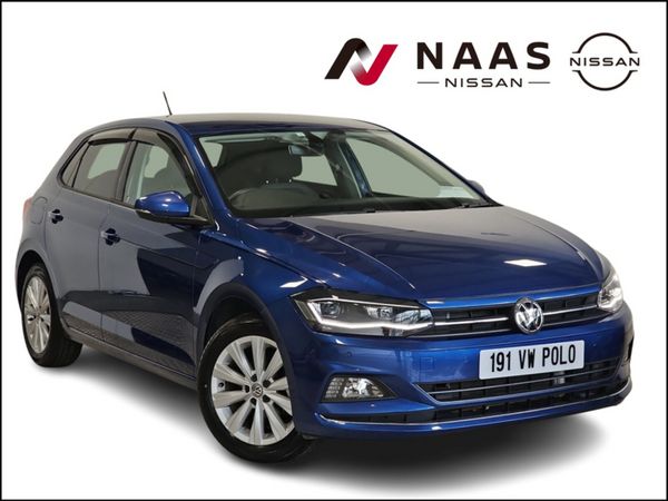 Volkswagen Polo Hatchback, Petrol, 2019, Blue