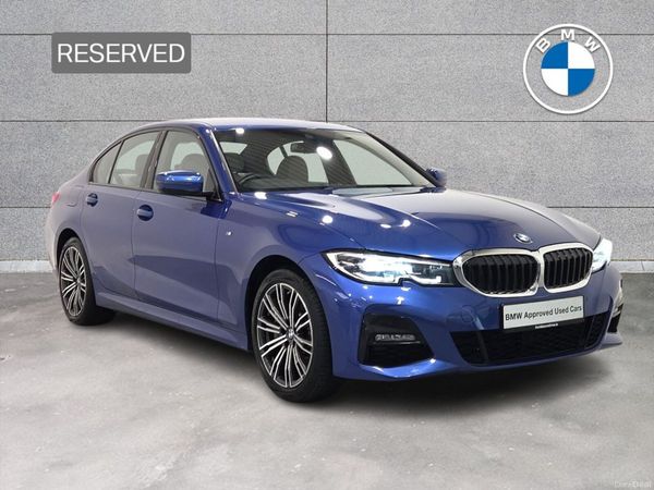 BMW 3-Series Saloon, Petrol Plug-in Hybrid, 2020, Blue