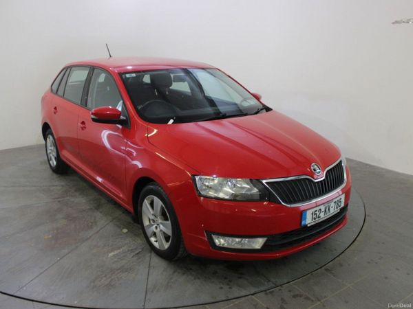 Skoda Rapid Hatchback, Diesel, 2015, Red