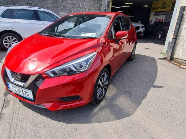Nissan Micra Hatchback, Petrol, 2017, Red