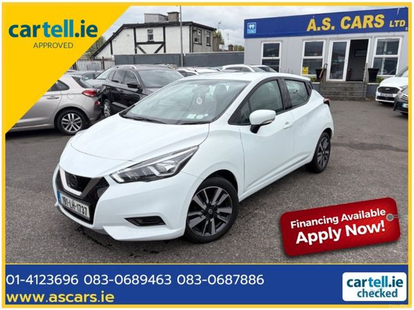 Nissan Micra Hatchback, Petrol, 2019, White