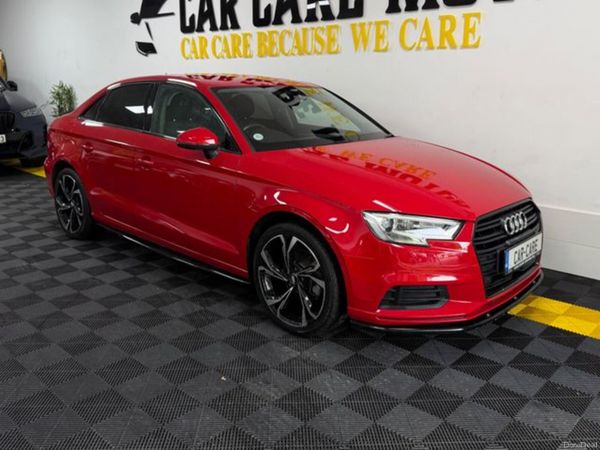 Audi A3 Saloon, Petrol, 2018, Red