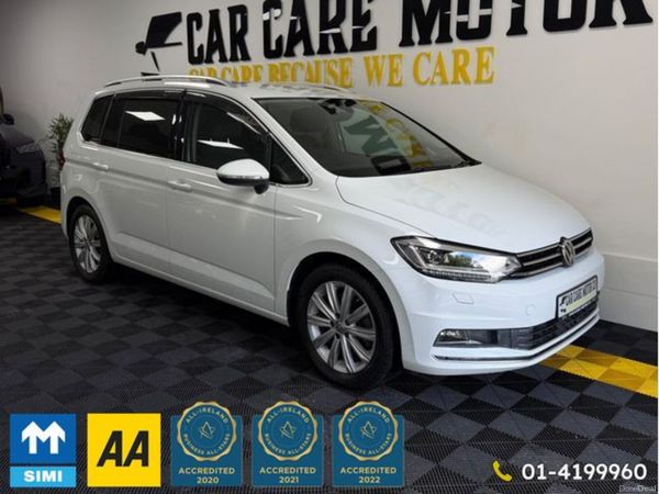 Volkswagen Touran MPV, Petrol, 2017, White