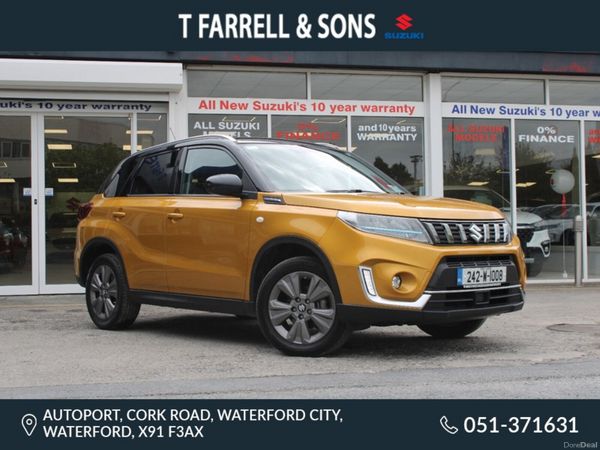 Suzuki Vitara SUV, Petrol Hybrid, 2024, Yellow