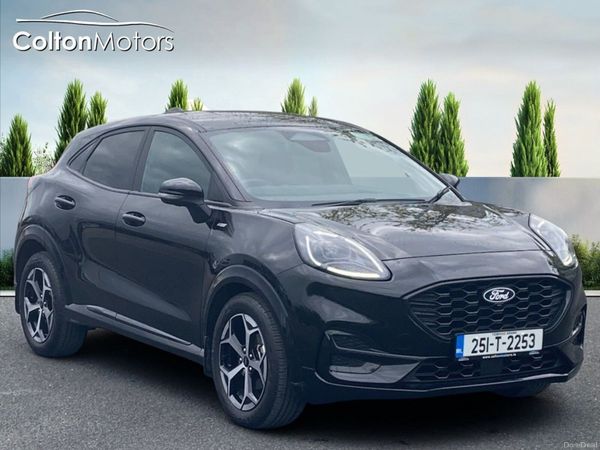Ford Puma SUV, Petrol Hybrid, 2025, Black