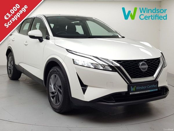 Nissan Qashqai MPV, Petrol Hybrid, 2023, White
